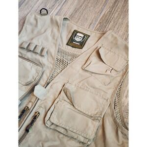 Outdoor Authentic Leisure Collection Tan Multi Pocket Fishing Photography Vest